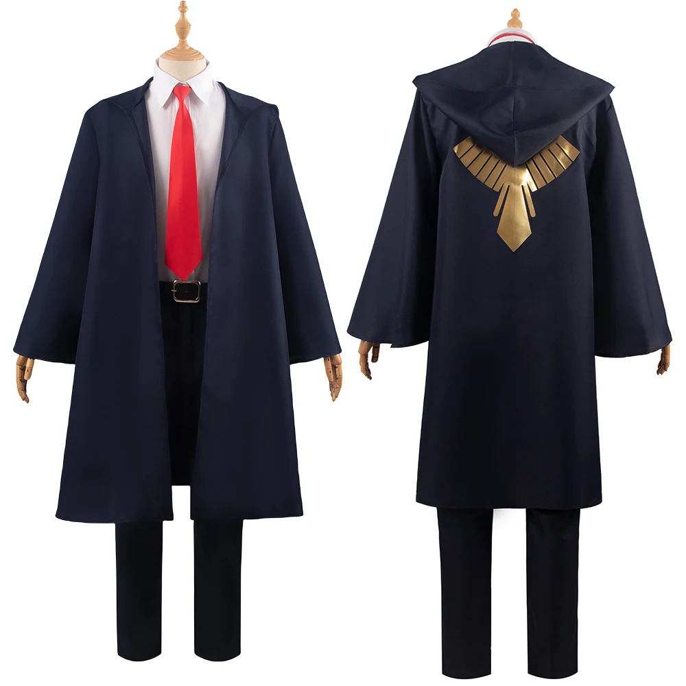 Anime Mashle Magic and Muscles Mash Burnedead Cosplay Costume Mash Burnedead Wig Trench School Uniform Daily Outfit Unisex Men