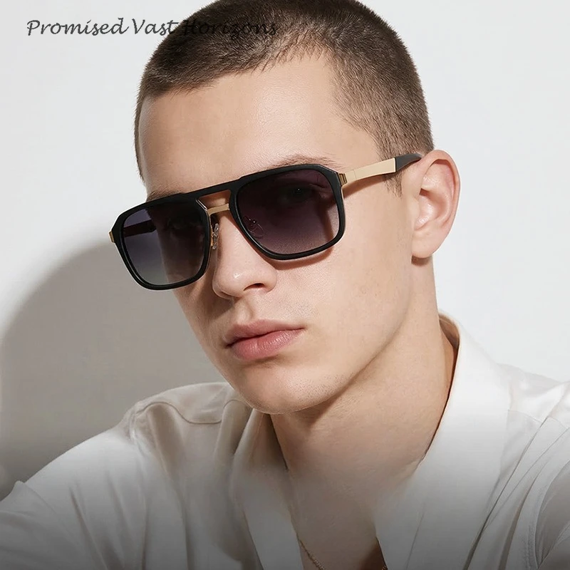 European and American Classic Driver Sunglasses Pilot Sunglasses Silicone Nose Pad Comfort Glasses Sun Shades