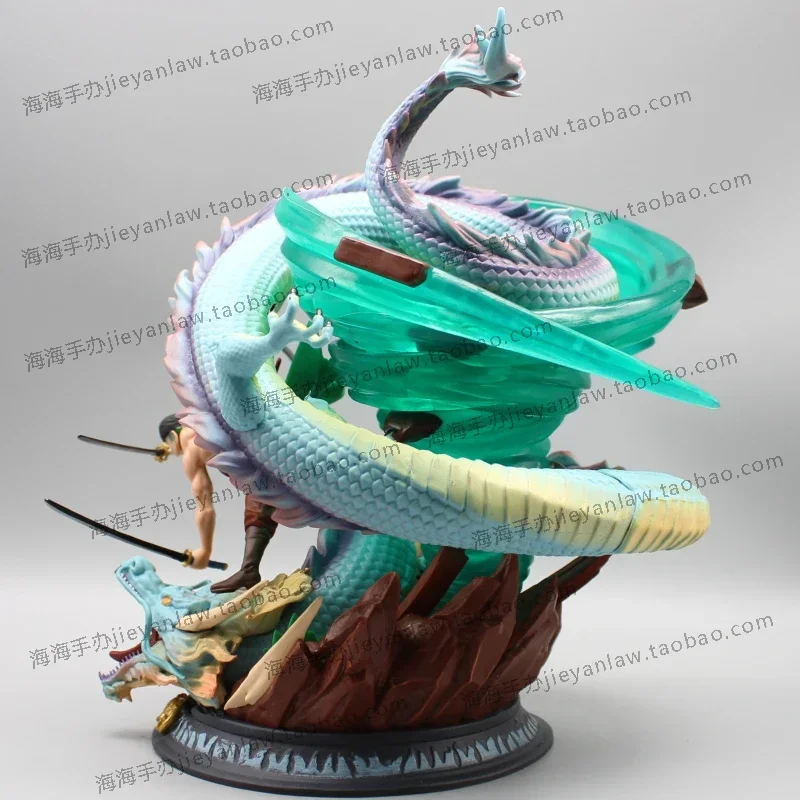 Anime Zoro One Piece Figures Gk Tornado Roronoa Zoro Action Figures Cyclones Pvc Collection Model Toys Ornamen Doll Gifts