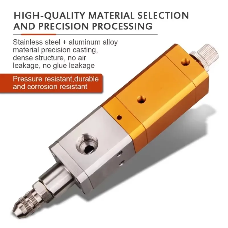 Valve Anti-drip Silicone Valve Suck Back Epoxy Silicone Resin Glue Pneumatic Precision Dispensing Valve MY-3131 UV Dispensing