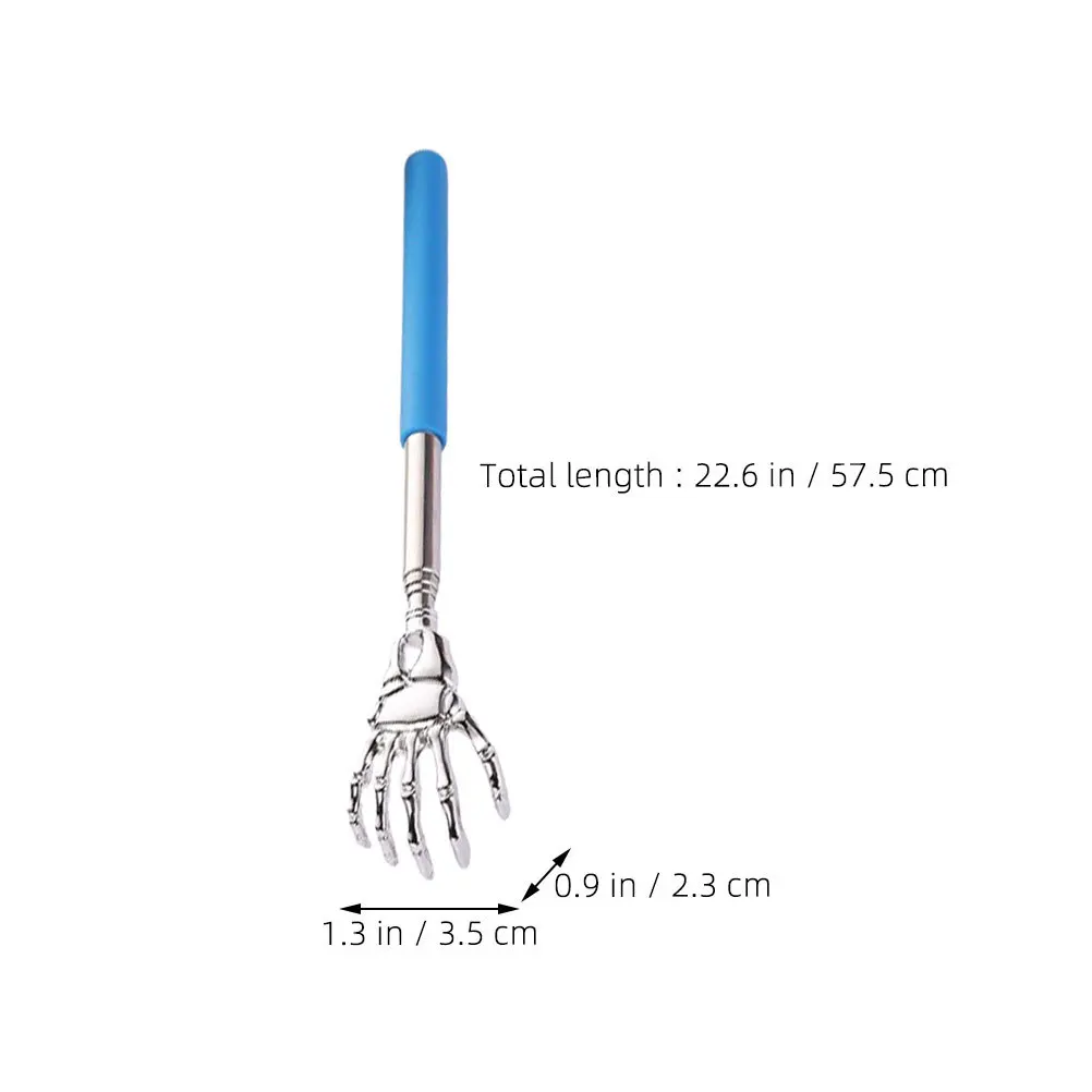 5 szt. Rozciągliwe drapaki do pleców, narzędzia do masażu, nierdzewne, z długim uchwytem, masażer, czerwony, różowy, zielony