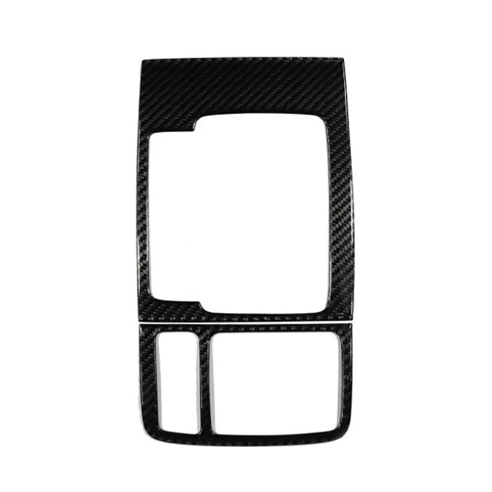 For Mazda CX5 CX-5 2015 2016 Carbon Fiber Gear Shift Box Cover Trim Decoration Frame Interior Car Accessories Low Match