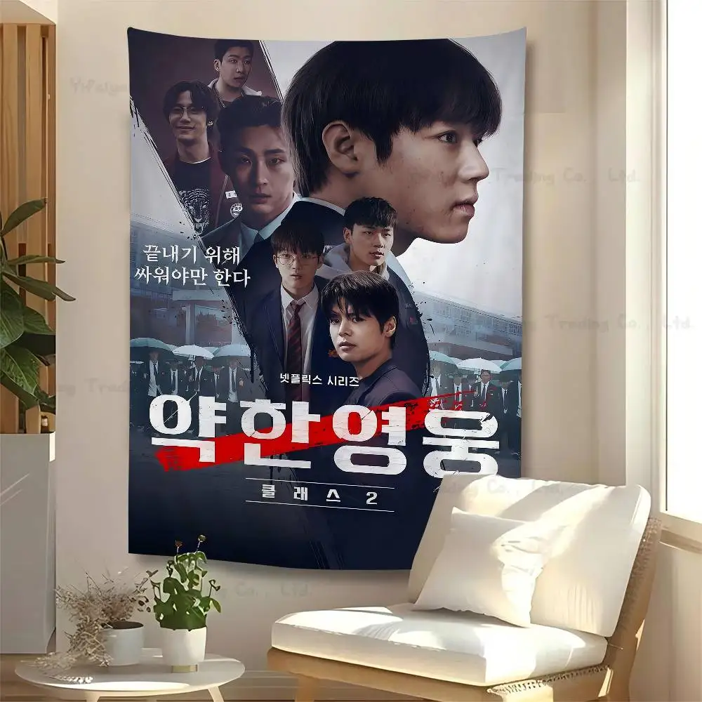 

Korean Tv Series W-Weak Hero Class 1 2 Colorful Tapestry Cheap Hippie Bohemian Wall Tapestries Mandala Wall Hanging Sheets