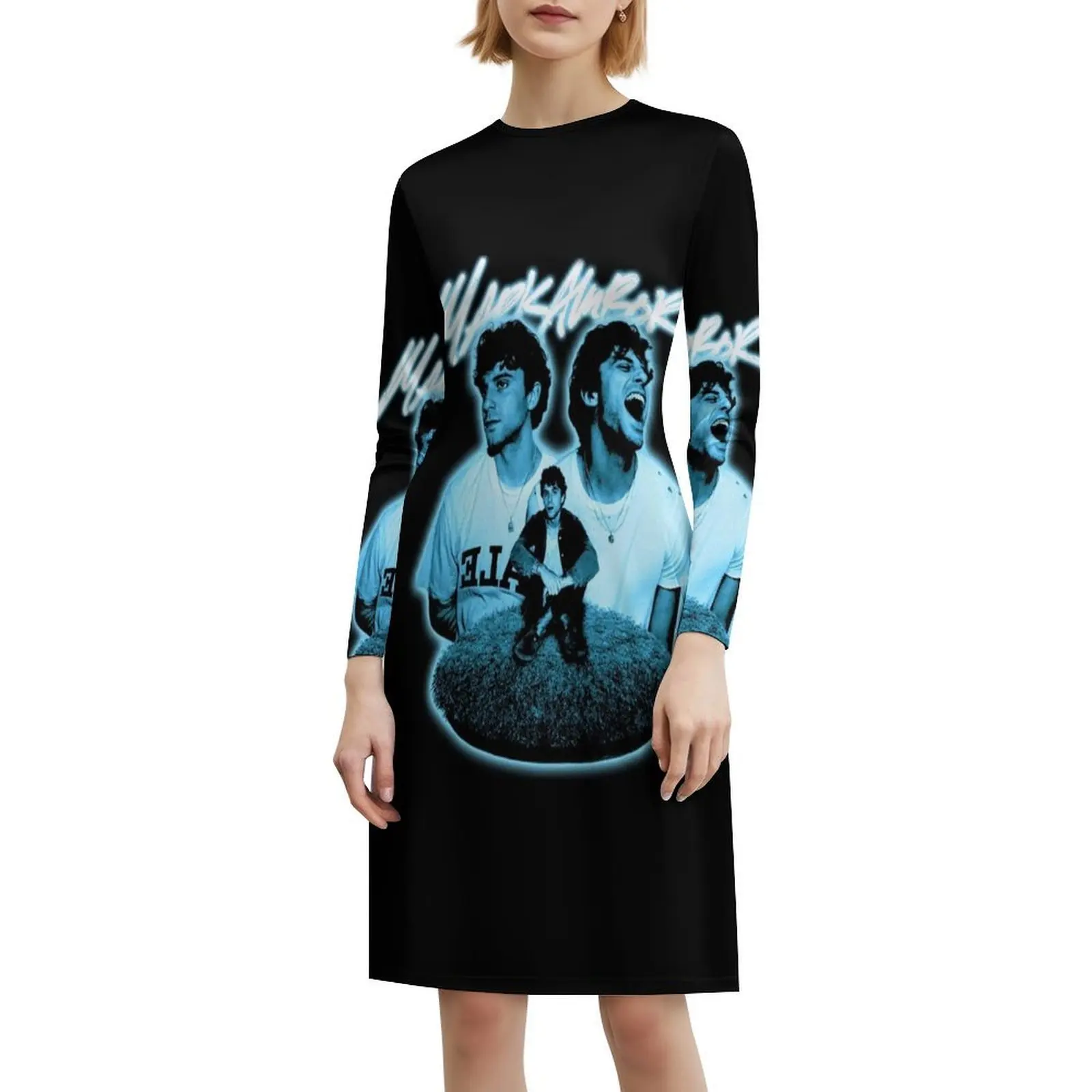 خمر الجرونج نمط-مارك العنبر الكورية نمط فستان كاجوال للنساء بسيط اليومية مكتب سيدة فساتين مارك أمبور ماركامبور أغنية