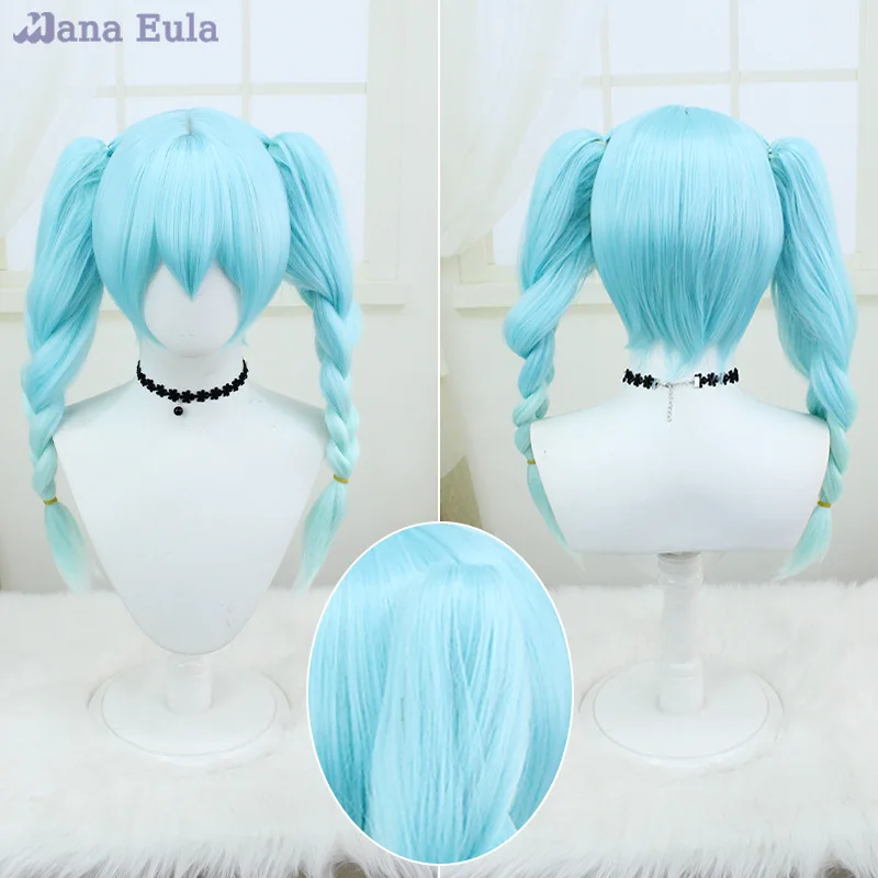 バニーウィッグ-vocaloid-ミクコスプレウィッグ耐熱二重編組ポニーテールシアングラデーション-50-センチメートルミクバニーロールプレイアニメウィッグ