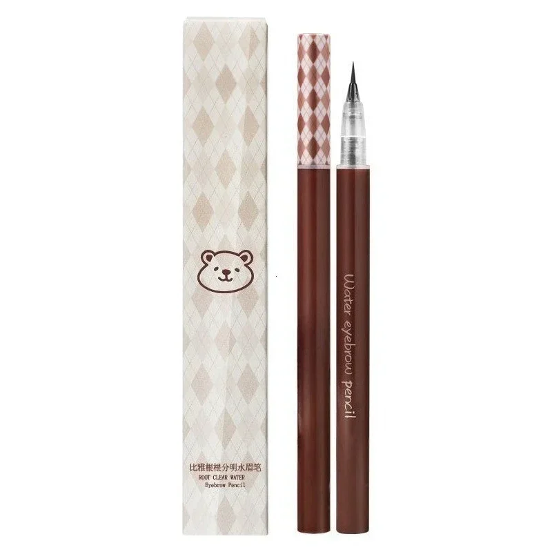 Pretty Waterproof Lasting Grey Brown Eyeliner Lying Silkworm Ultra Fine Wild Nature Brow Tattoo Water Liquid Eyebrow Pencil