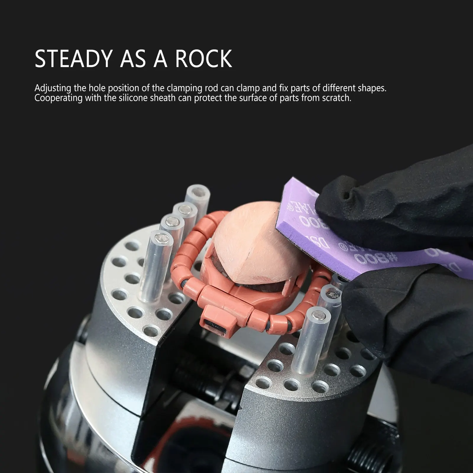 DSPIAE AT-SV Omnidirectional Spherical Vise 360 Degree Rotation Universal Ball Vise Pliers Model Tools Hobby Tool