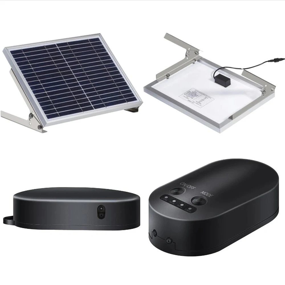 

10W 4400mAh High Capacity Solar Powered Air Pump Rechargeable Oxygen Pump for Fish Pond Fish Tank Aquarium Made Durable Plastic