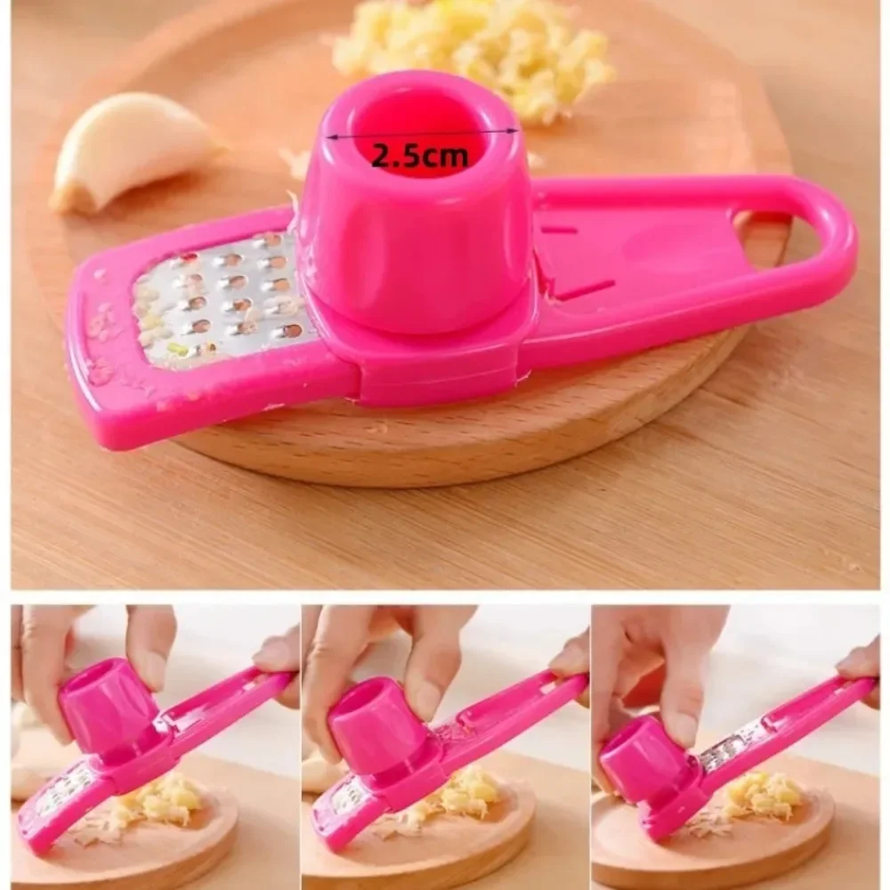 Ginger Garlic Crusher Press Garlic Grinding Grater Cutter Peeler Manual Garlic Mincer Chopping Garlics Tool Kitchen Accessories