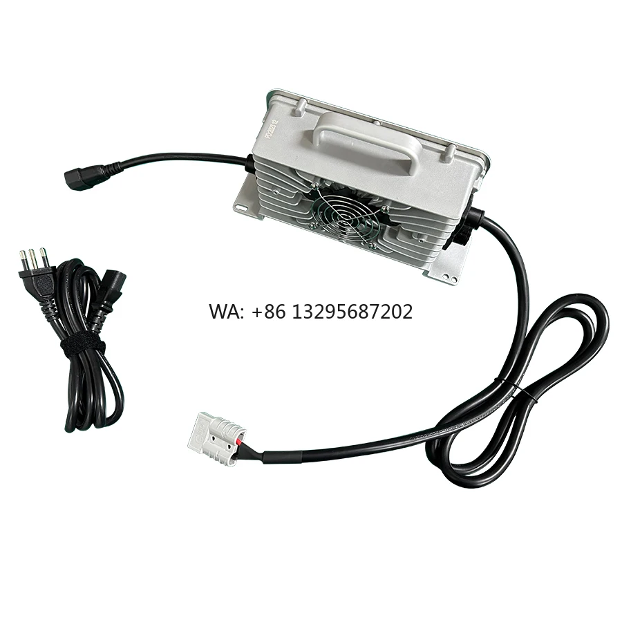 

Brazil Plug 58.4V 20A 22A 25A 48V LFP Lithium Battery Charger for 16S 51.2V LiFePO4 Battery
