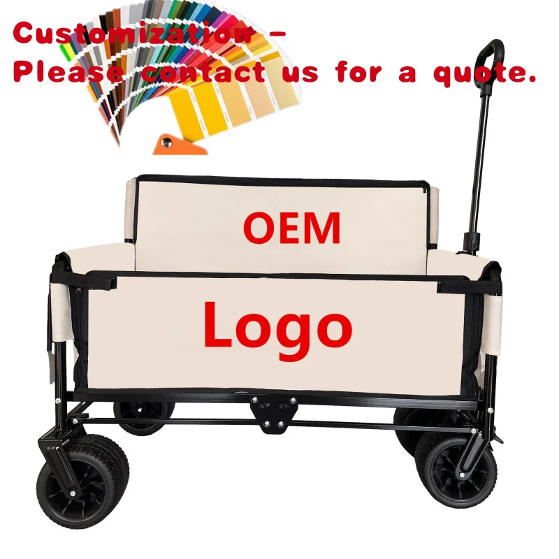 

custom.2-In 1 Carts With Wheels Chair Beach Wagons Beach Chairs Adults