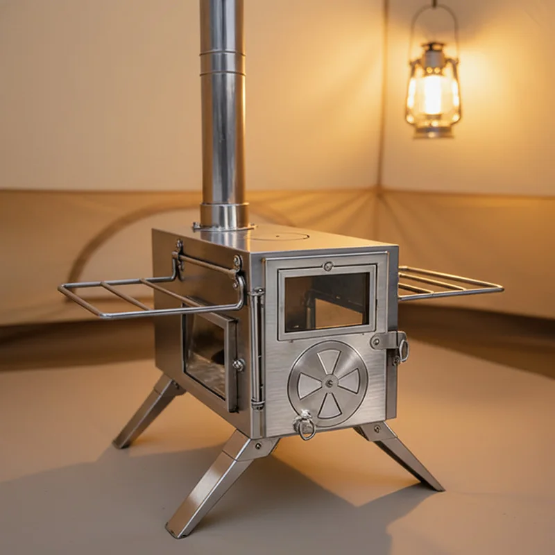 Bulk Order Modern Cast Iron Wood Burning Stove for Sale Commercial Indoor Outdoor Camping Cooking Stove