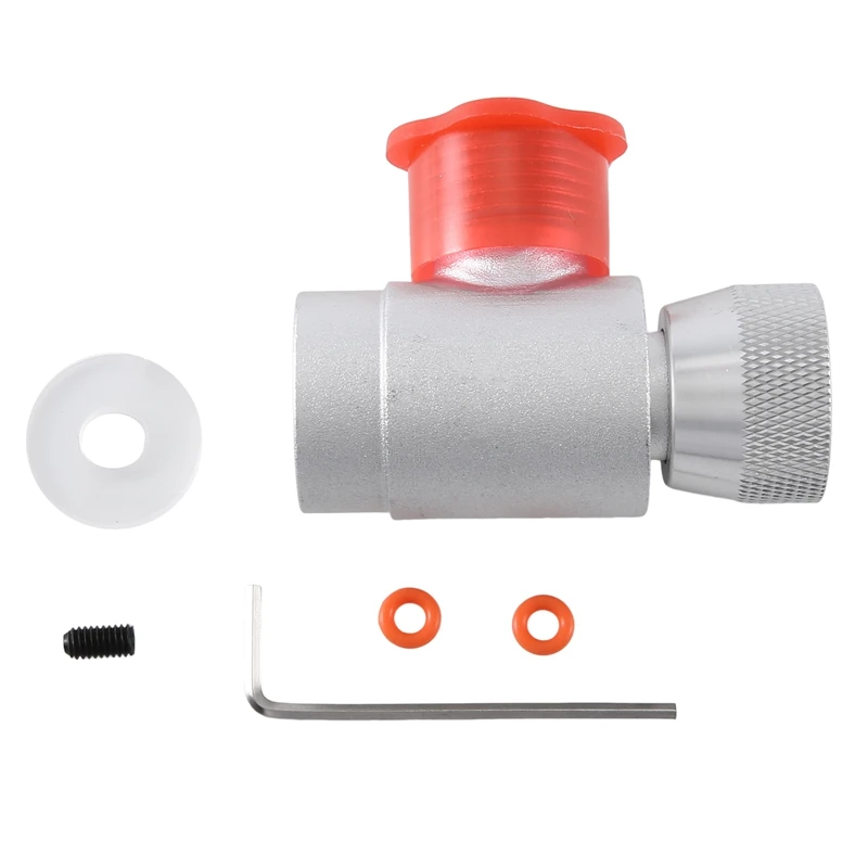 CO2 Gas Filling Refil Adapter Connector W21.8-14 For Soda Maker Tank Silver Tools Accessories Replacement