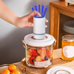 Vacuum Containers For Food Storage With Manual Pump, Portable Pantry Universal Vacuum Sealer