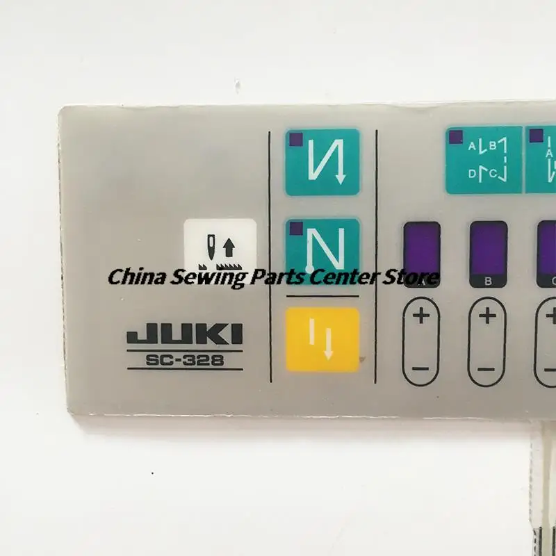 Juki SC-328 painel de operação folha placa membrana caixa controle elétrico filme teclado interruptor papel adesivo máquina costura industrial