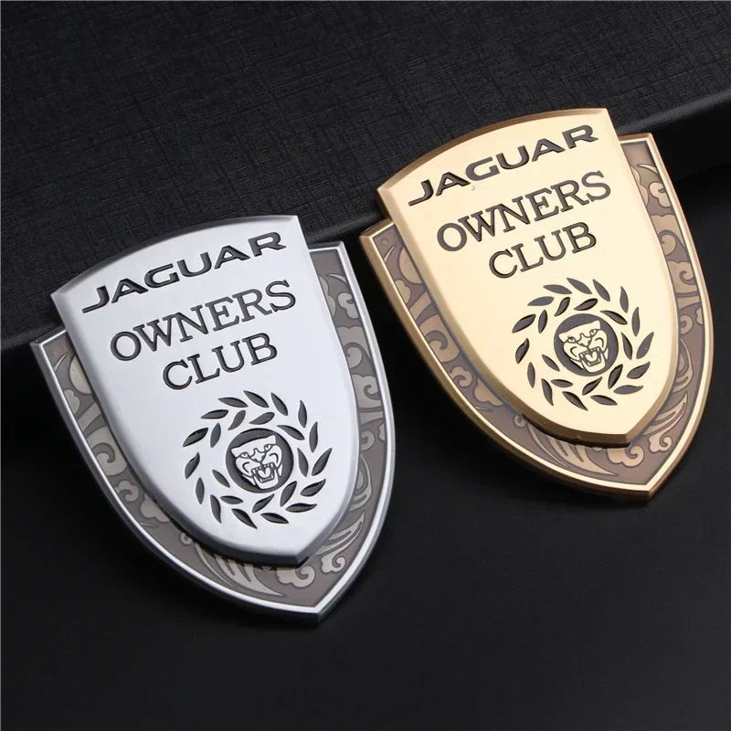 3D Metal Car Sticker Trunk Emblem Badge Decal for Jaguar XF XFL XJ-S XJ-6 X-Type XE S-Type F-PACE F-Type S TYPE 2000 XK XKR