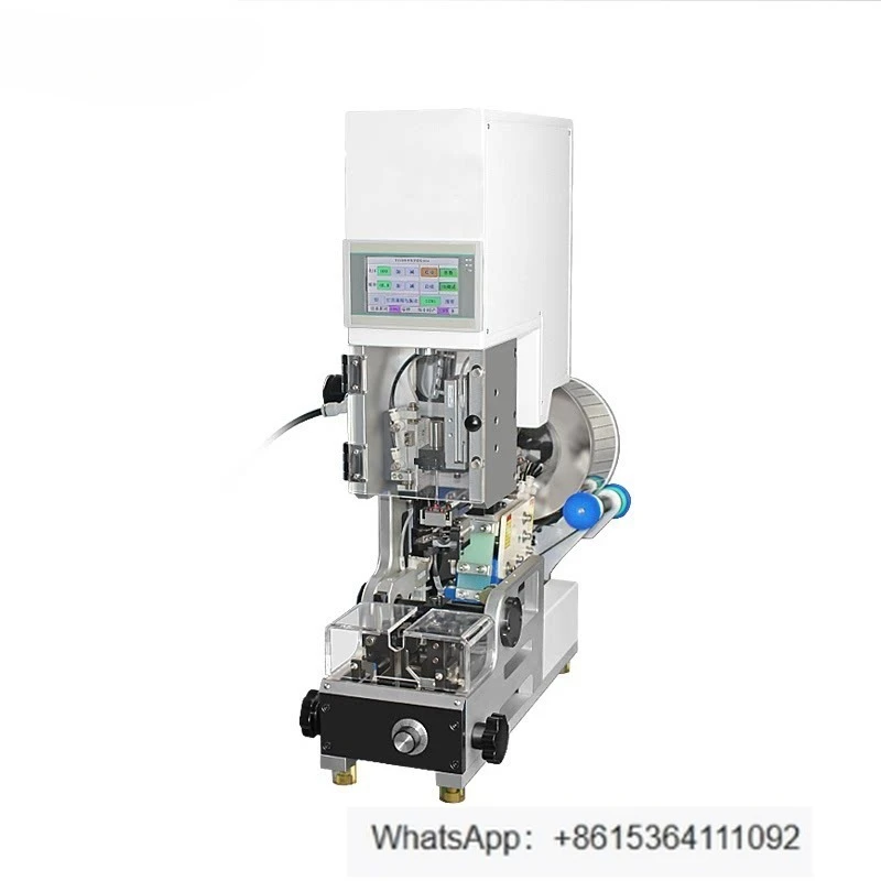 Semi-automatic waterproof bolt threading machine Automatic feeding self-inspection wire pulling leather threading machine