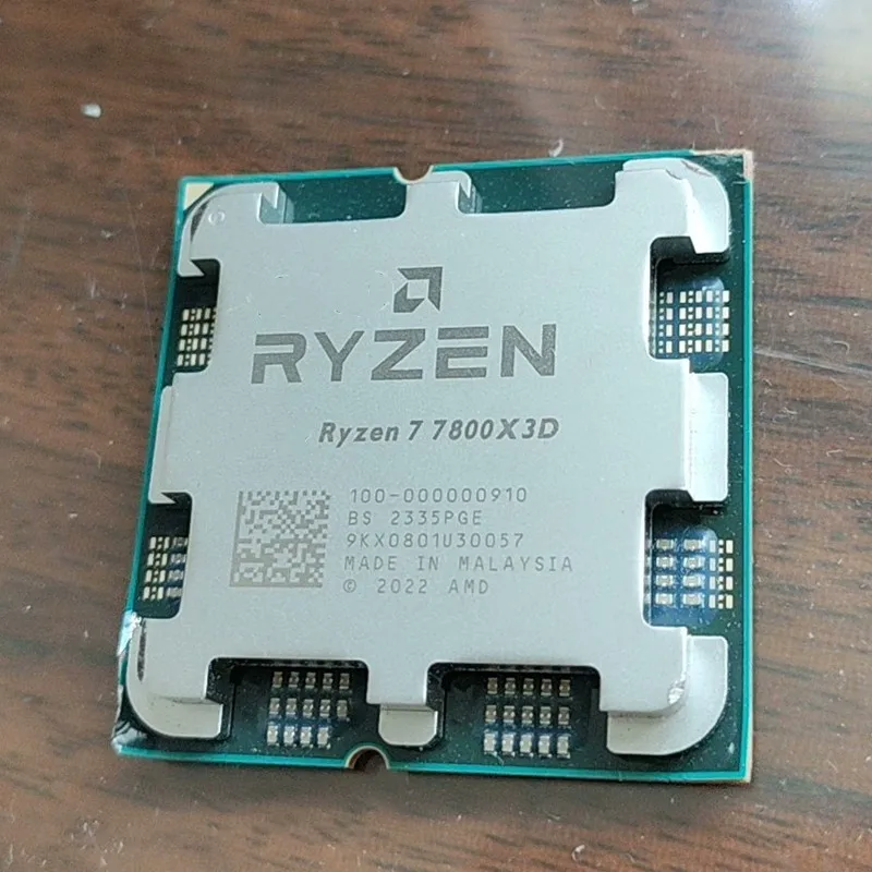 

AMD Ryzen 7 7800X3D R7 7800X3D 4.2 GHz 8-Core 16-Thread CPU Processor 5NM 96M 100-100000910 Socket AM5 Without fan