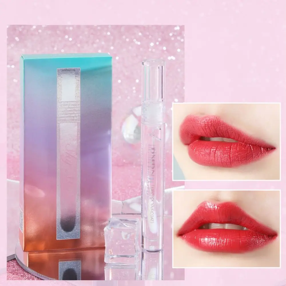 For For DMDN Long Lasting Lip Top Coat Waterproof Sealer Transparent Shield Anti Transfer Makeup Fixer Lip Gloss