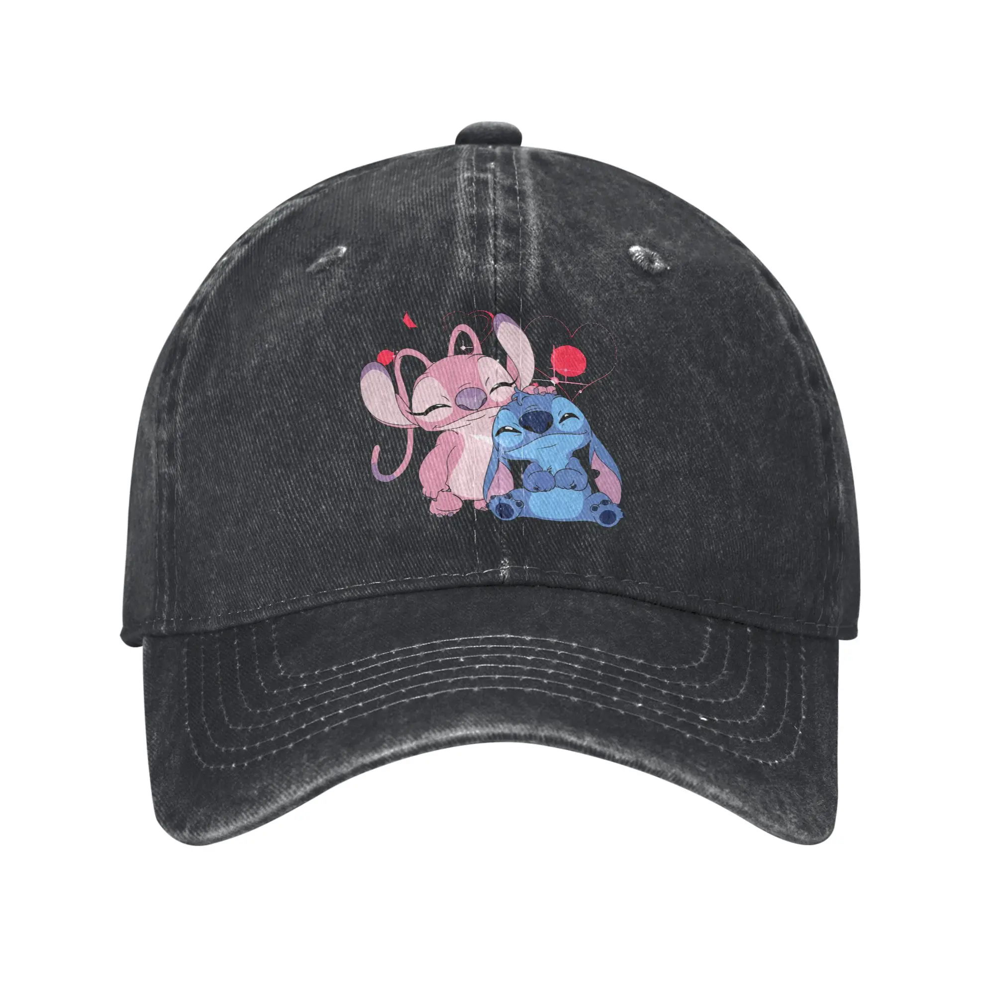 لطيف غرزة الملاك قبعة بيسبول الكلاسيكية المتعثرة غسلها ليلو وستيتش ألوها أغطية الرأس الرجال النساء التدريبات في الهواء الطلق هدية القبعات قبعة #1