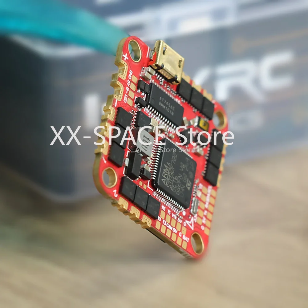 

HAKRC F722 40A AIO Flight Controller Built-in 40A ESC STM32F722RET6 AT7456E OSD Barometer 5V/3A BEC Dual USB FPV