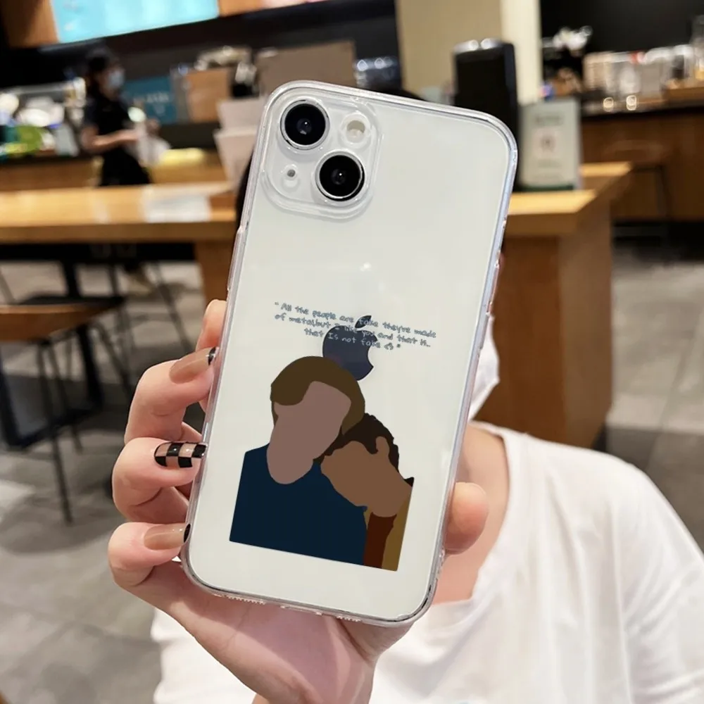 يونغ رويالز سيمون ولهلهلم جراب هاتف آيفون 15 11 13 14 برو ماكس 7 8 زائد X Xr Xs ماكس 16pro 12 غطاء شفاف صغير