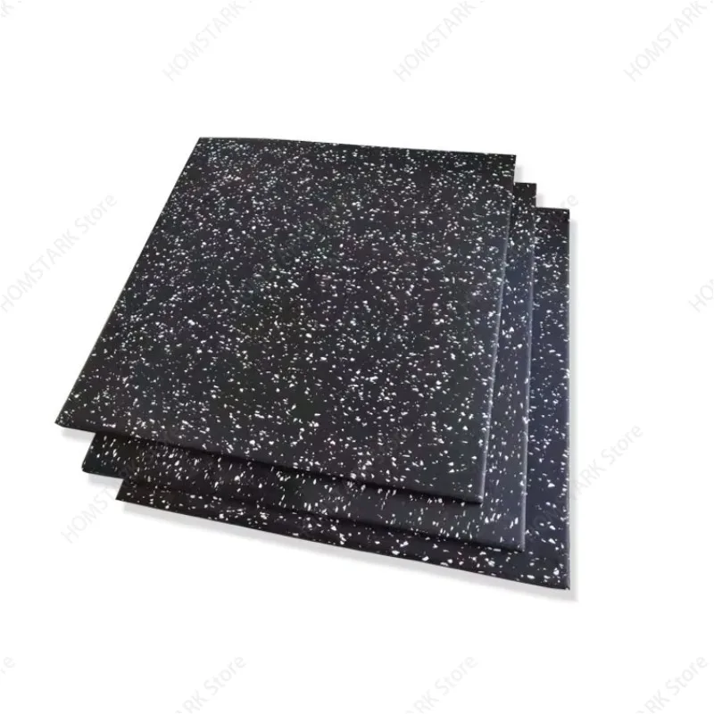 Wholesale 10‑Pack Rubber Gym Floor Mat, Shock‑Absorbing Non‑Slip Protective Tile for Fitness Workout Home Gym Use
