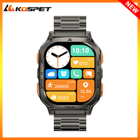 KOSPET TANK M3 Ultra GPS Military Smart Watch Men 60 Days Battery Compass Altimeter Barometric IP69K Waterproof Bluetooth Call