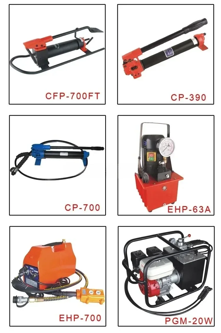 Electric hydraulic pump ZCB-700A manual single acting 5000cc electric pump 700 bar hydraulic pump tool