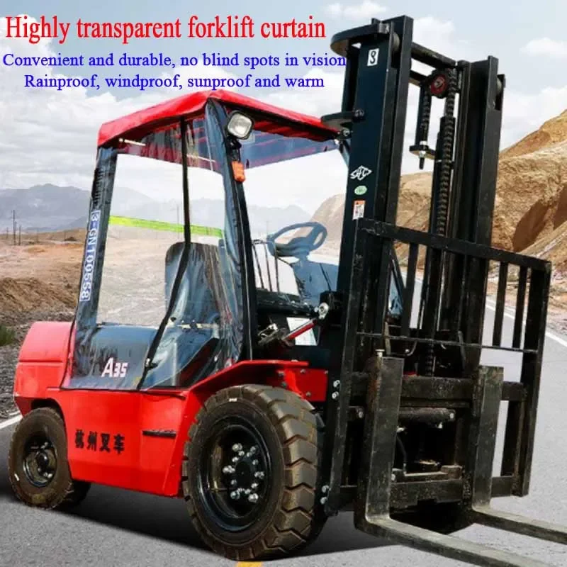 Hook Machine Micro Excavator Forklift Car Cover Warm Windproof Thickened Car Hood Cold and Rainproof Warm Caravan Car Cover