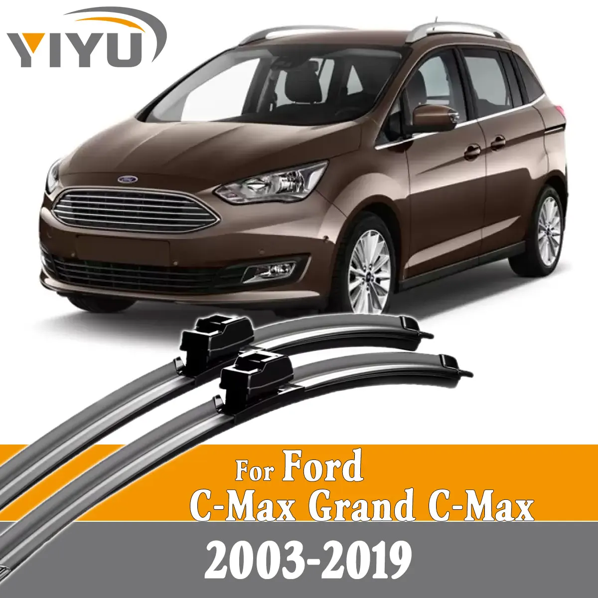 

Car Front Wiper Blades For Ford C-Max Grand C-Max 2003-2019 Accessories Window Windscreen Windshield