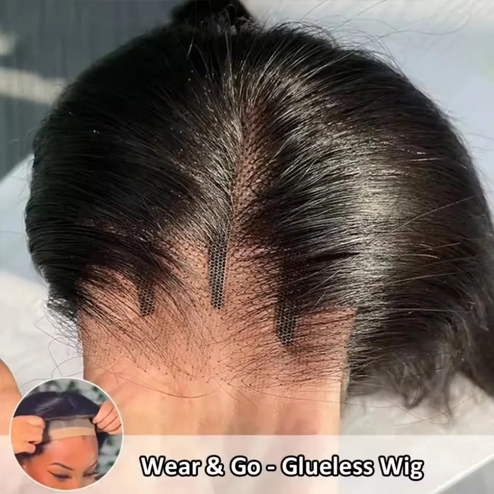 16-42 Inches 5x5 Lace Closure Wigs Bone Straight Wig 13x4 13x6 Transparent Lace Frontal WigBrazilian Human Hair Wear And Go Ready To Wear PrePlucked Natural Hairline