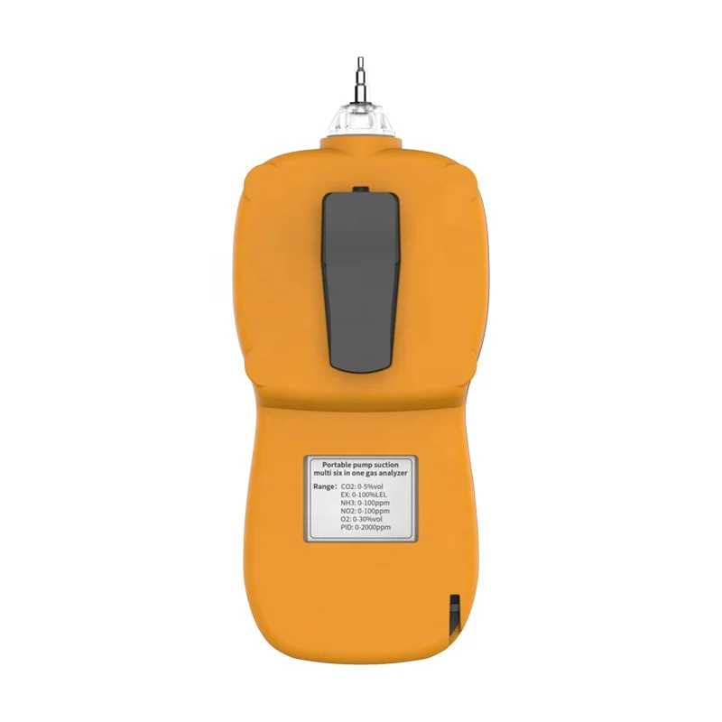 Safewill Wholesale Portable 6 In1 Gas Analyzer CH4 CO H2S O2 VOC NH3 Multi Alarm Detector for Industrial or Air Quality Monitor