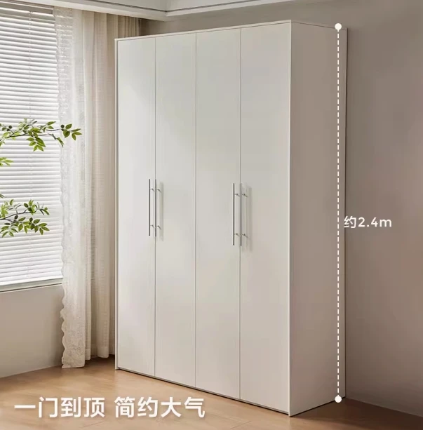 

China custom high glossy white bedroom wardrobe in low price