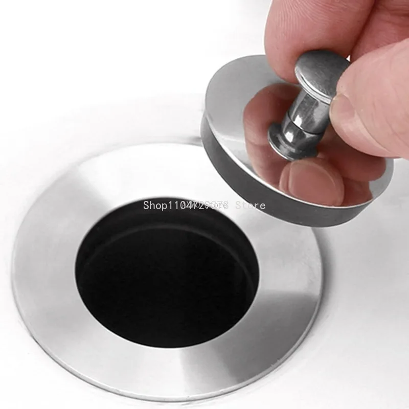 

1 шт. 34/42/53 мм швабра для ванны из нержавеющей стали, пробка для бассейна, аксессуары для кухни и ванной комнаты, сливная пробка, колпачки для ванны, аксессуары