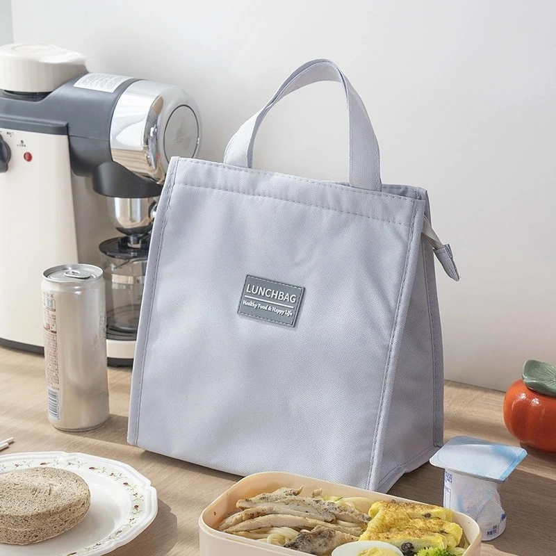 Refrigerated Insulated Portable Bento Lunch Handbag Food Fresh Storage Tote Bag For Student School Picnic Travel