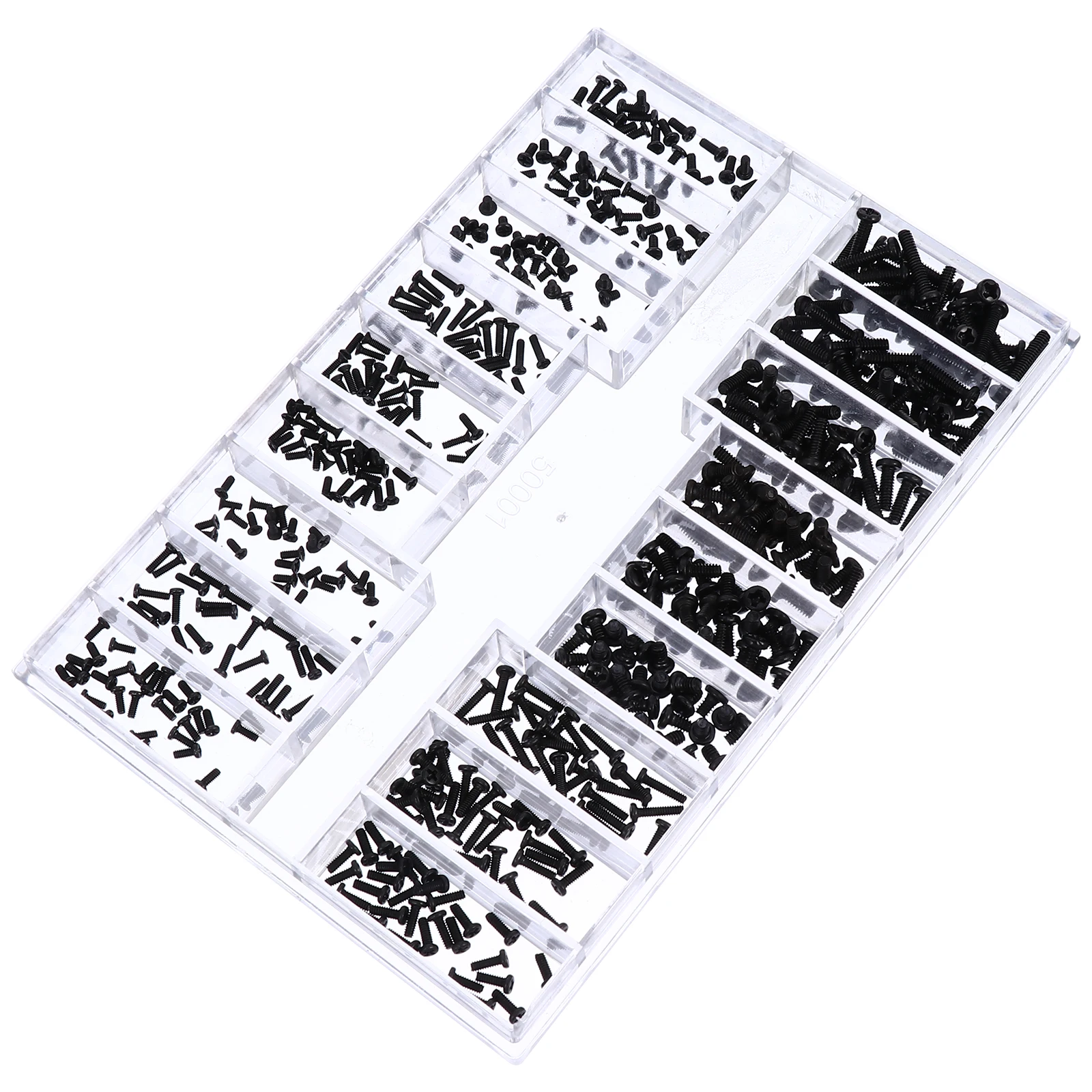 

1 set Miniature Screw Kit Various Specifications Small Screws Steel Material Corrosion Resistant Glasses Repair