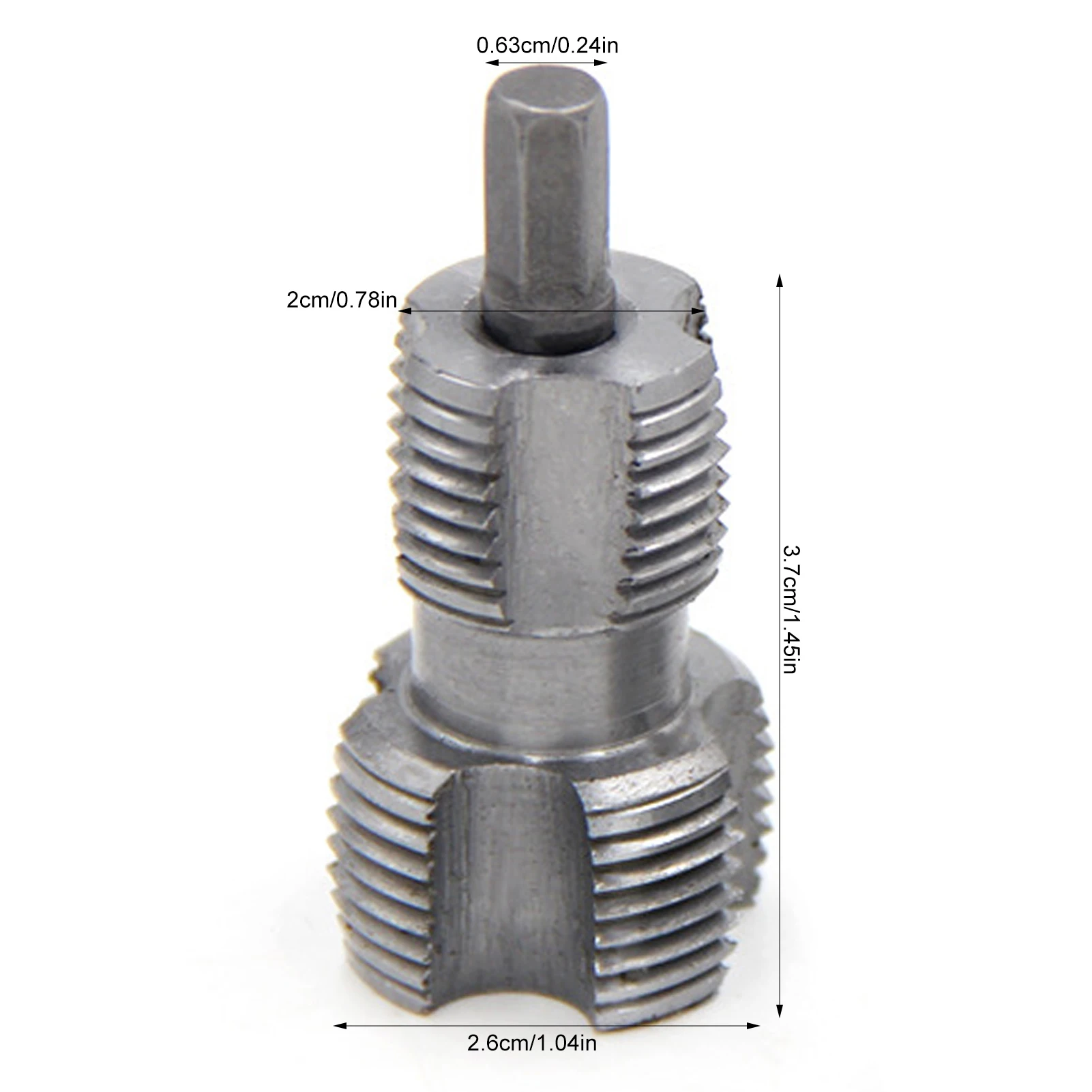 Efficient Pipe Tapping Tool Professional for Plumbing Water Pipe Inner Hole Thread Cutter Hex Shank Drill Bit Accessory