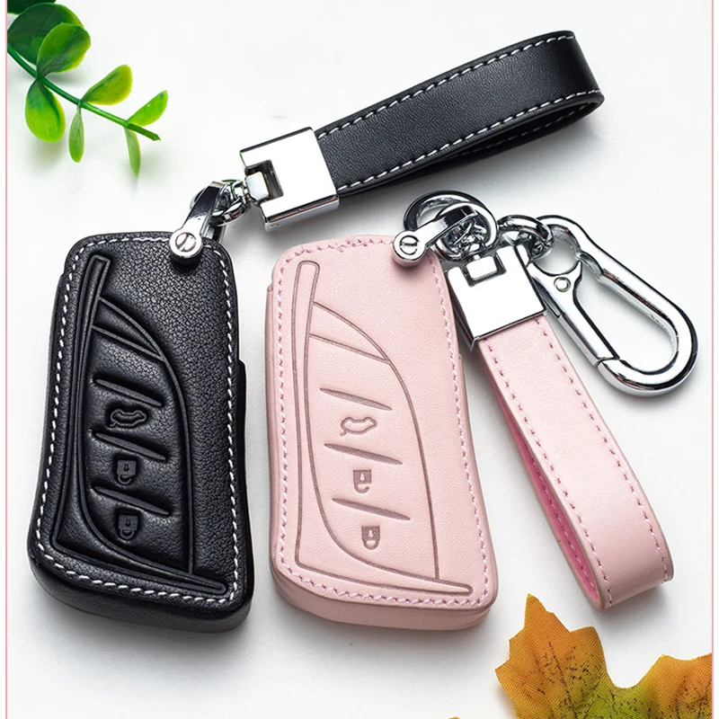 Latest Style Black Pink Car Key Case For Lexus CT200H ES350 GX400 GS350 IS250 RC350 RX300 LX570 NX300h 450 Smart Remote Control