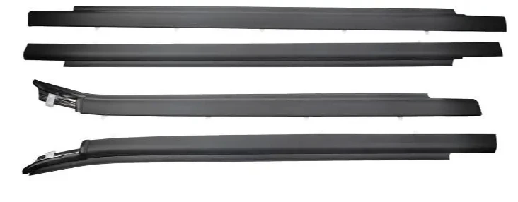 4 Pieces Outside Windows Rubber Seal for Toyota Tundra 2000-2006 4 Door Glass Weather Strips 95cm 83.5cm 75740-0C022