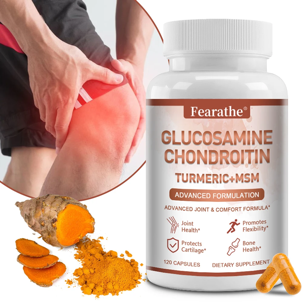 Glucosamine Glucosamine Chondroitin MSM Capsules, Joint & Cartilage Wellness Support, Maintain Joint Mobility & Comfort, Non-GMO - Aliexpress Deal
