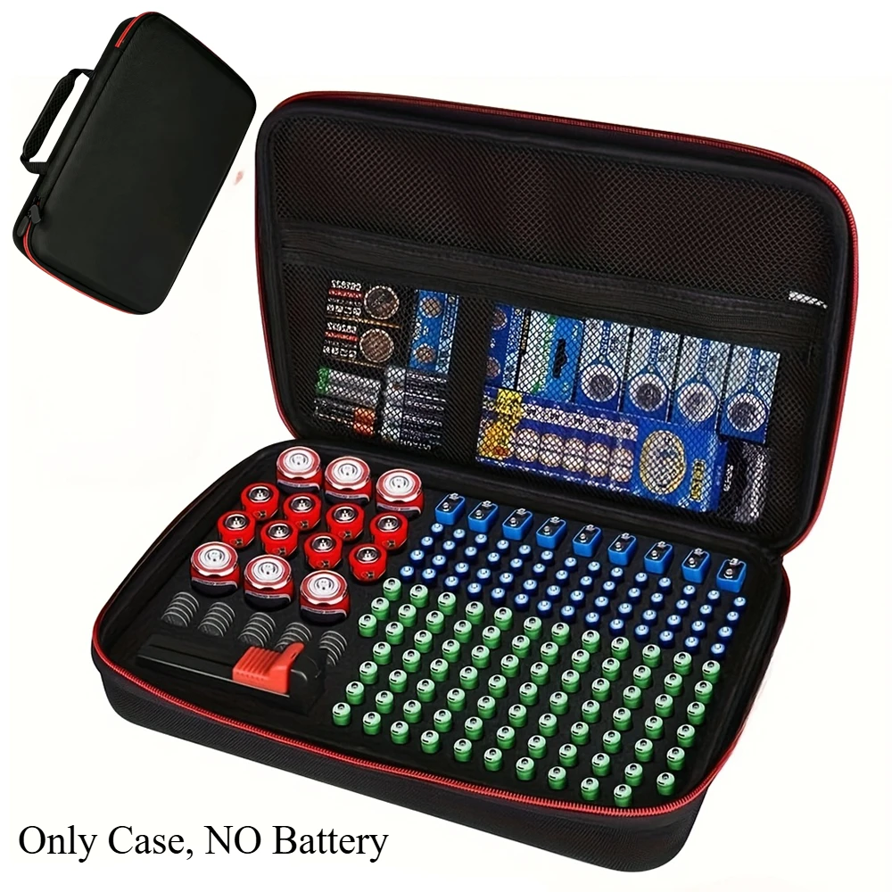 Battery Organizer Storage Holder Case, Batteries Storage Containers Box for AA AAA 9V C D Lithium 3V LR44 CR2016 CR1632 CR2032