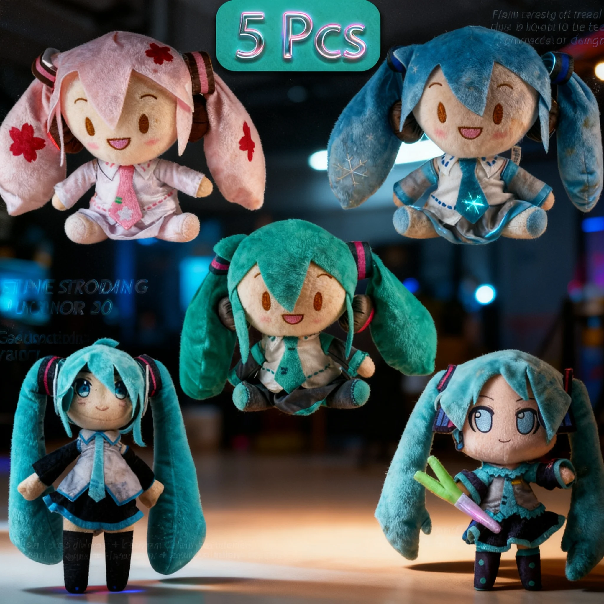 Kids Toys Movie - Hatsune Miku 20cm Plush Doll Anime