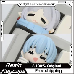 Frieren: Beyond Journey’S End Themed Mechanical Keyboard Keycaps Cherry Profile R4 Resin Frieren Himmel Anime Gift Game Keycaps