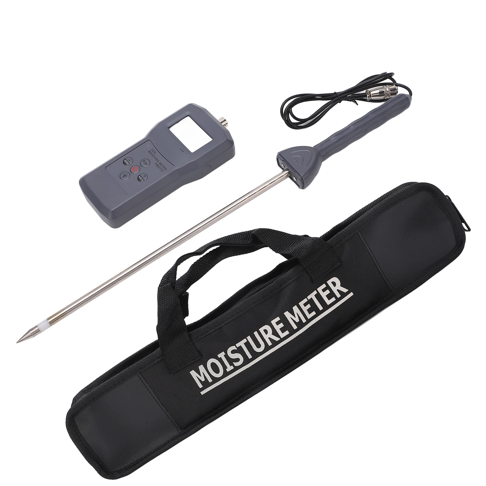 PMS710 LCD Digital Soil Moisture Meter High Precision Soil Humidity Tester Hygrometer for Concrete Cement River Sand