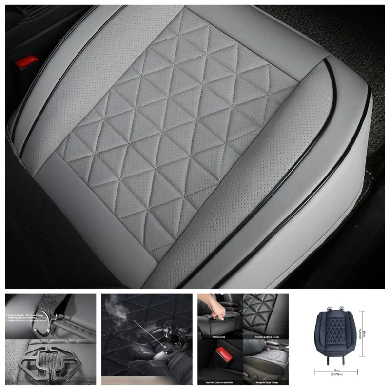 

Чехлы на автомобильные сиденья, подушки для автомобильных сидений из искусственной кожи, автомобильные защитные подушки для сидений с полным покрытием 1/2 автозапчасти