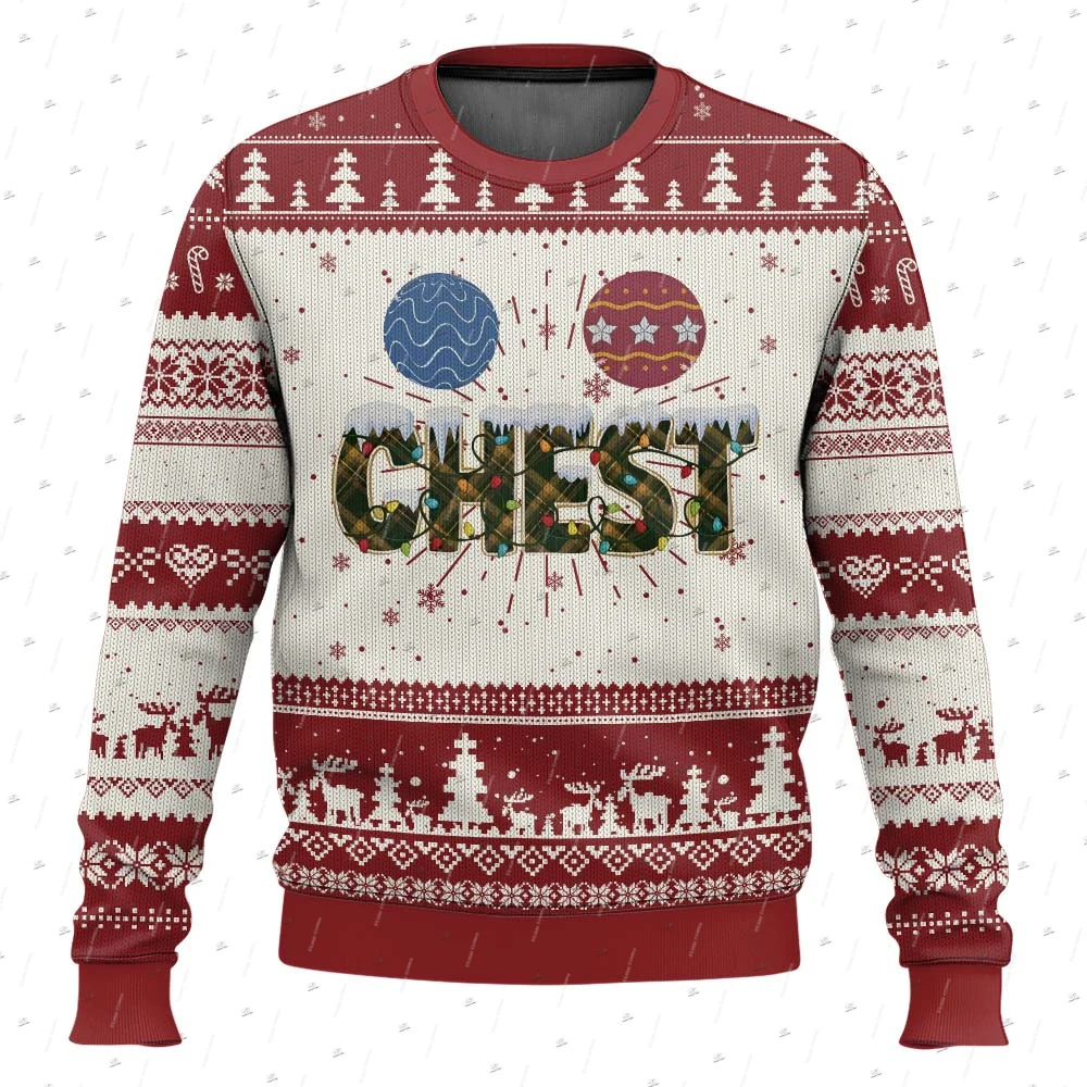 Christmas Ugly Sweater Cosplay Santa Claus Pet Anime Cartoon Skull Vintage 3DPrint Harajuku Winter Pullover Funny Long Sleeves 2