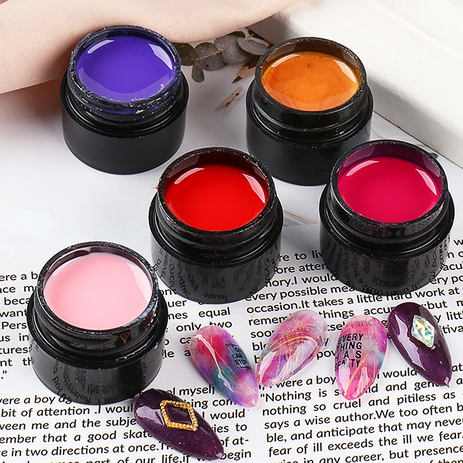 5ml Metallic Spider Gel Line Painting Soak Off UV Nail Polish Line Design DIY Drawing Art Decoration Varnish Manicure Tools