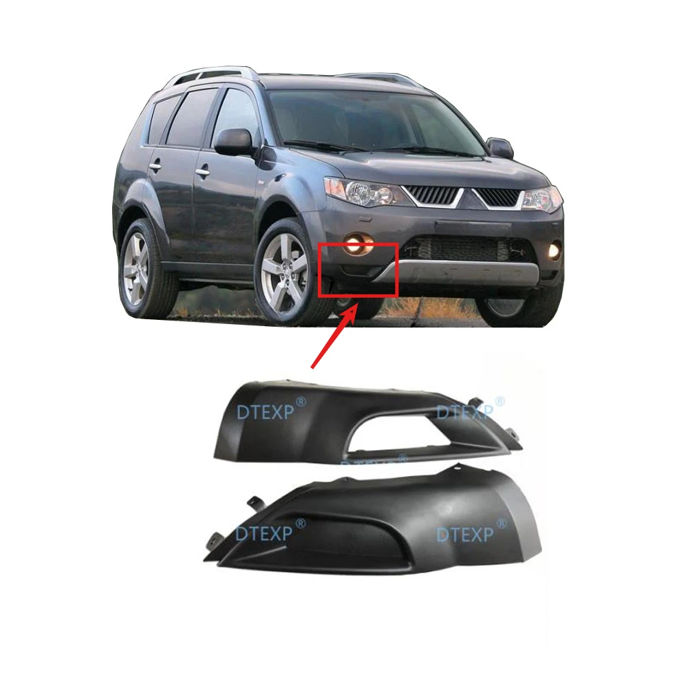 1 Piece Front Bumper Corner Shield for Outlander Ex 2007-2009 Bumper Cover for Airtrek Bumper Ventilation Front Bumper Net Down