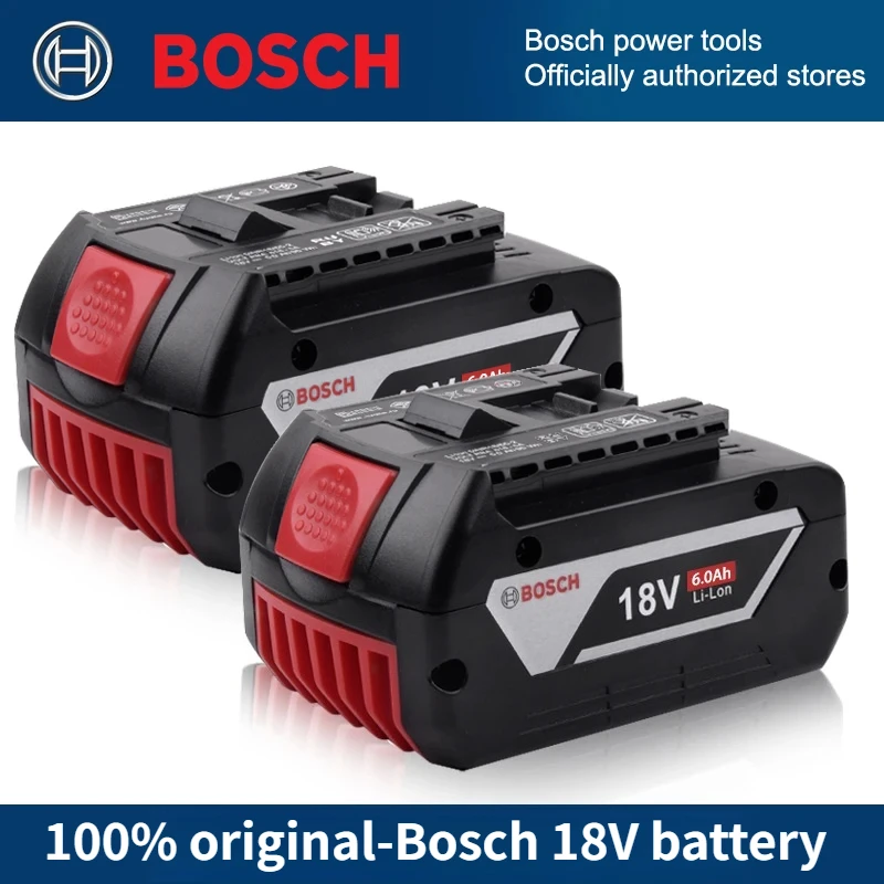 BOSCH 18V Lithium Ion Replacement Battery BAT618 6.0Ah Built In BMS Safe Protection For Cordless Drill Impact Wrench Power Tools